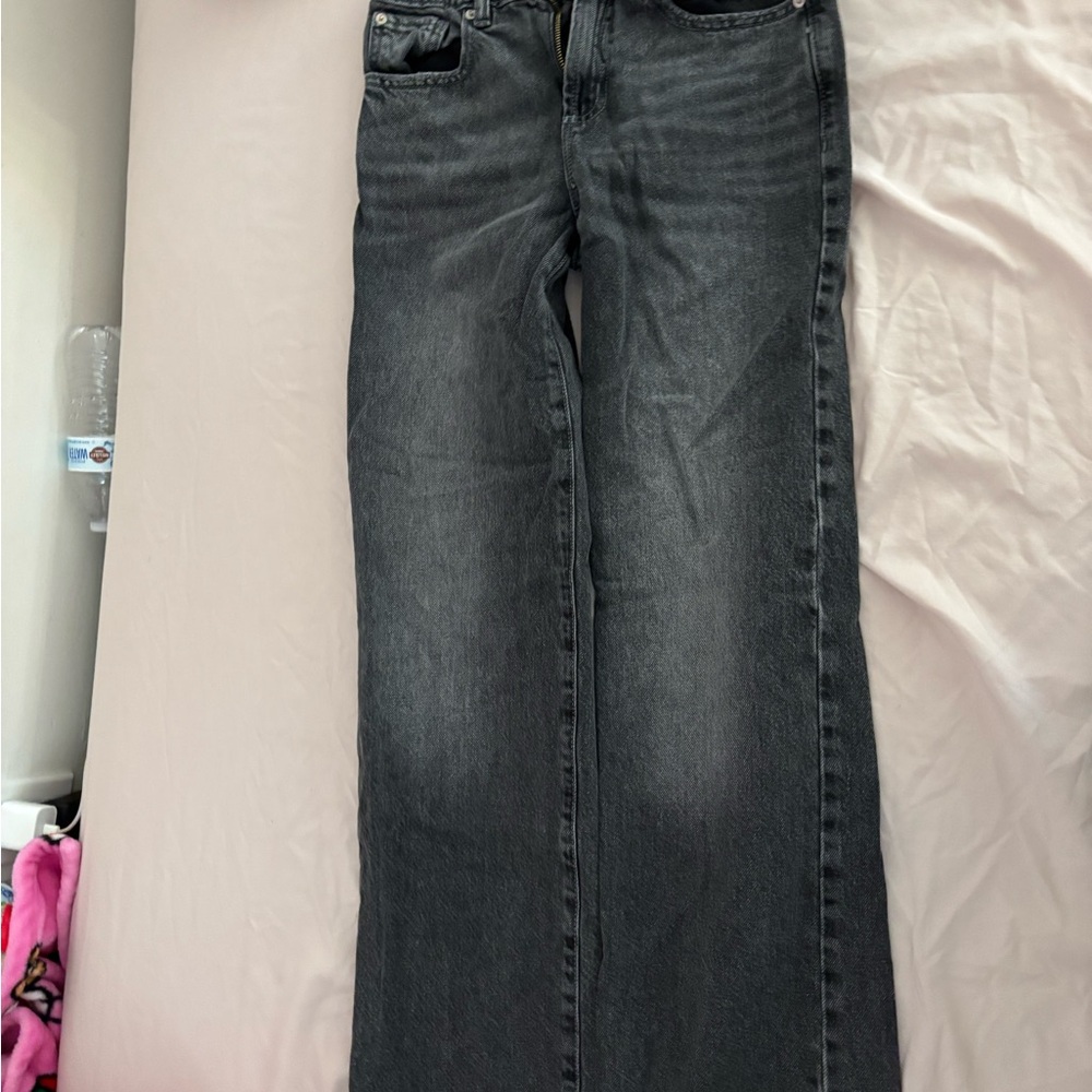 Garage Dark Gray Flare Jeans